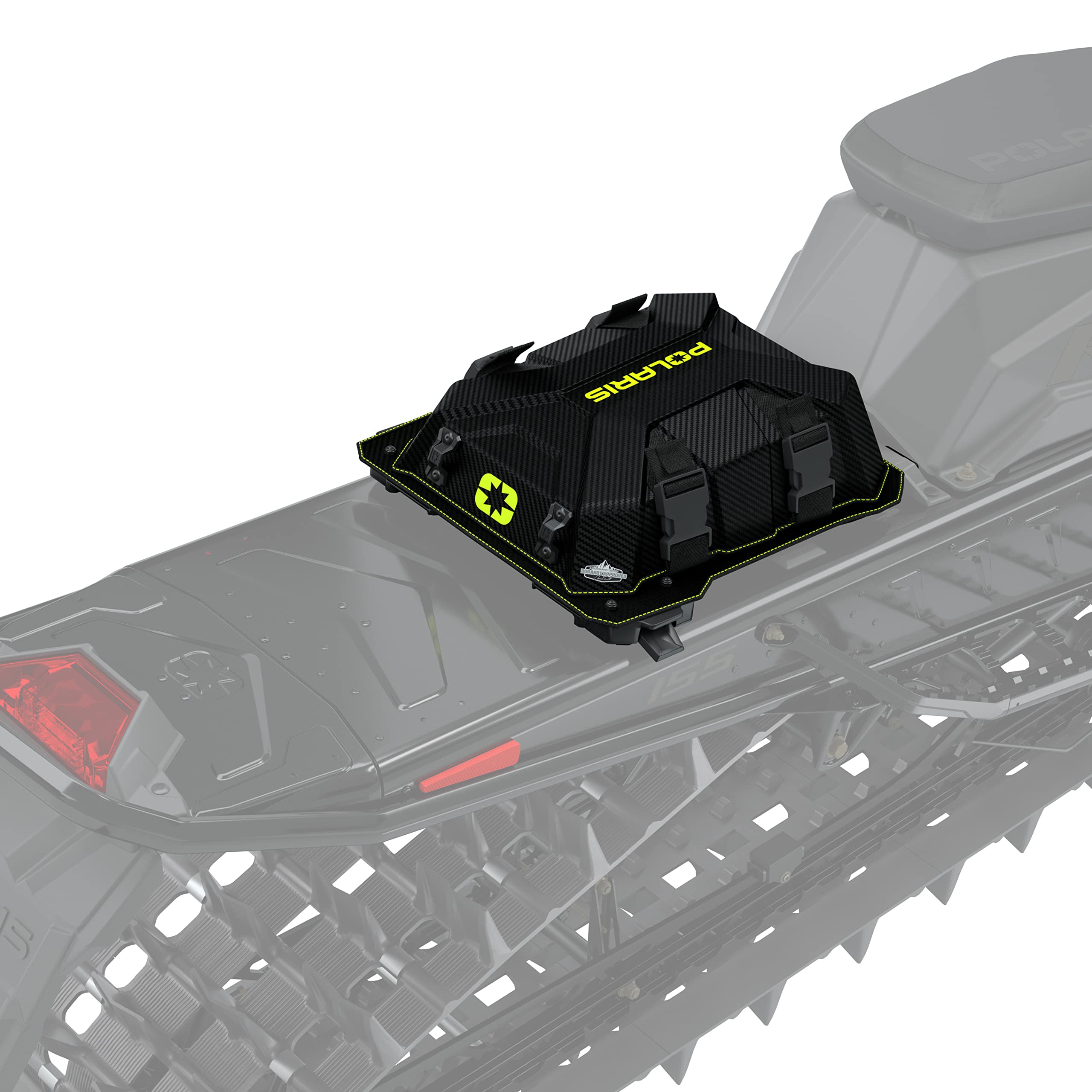 Polaris Snowmobile Lock & Ride Flex Medium Burandt Storage Bag Neon 2890632