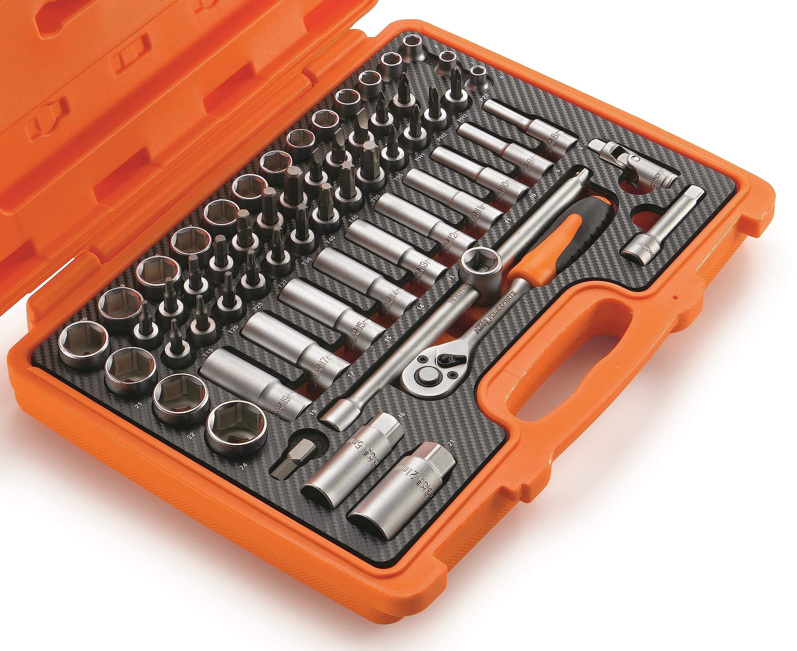 KTM 60pc Large Motorcycle Toolbox Wrench Set OEM 00029098400