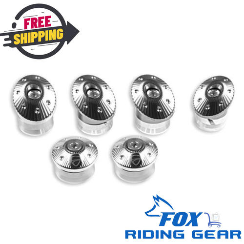 Ducati Monster OEM Silver Billet Aluminum Frame Plugs Caps 97380131A