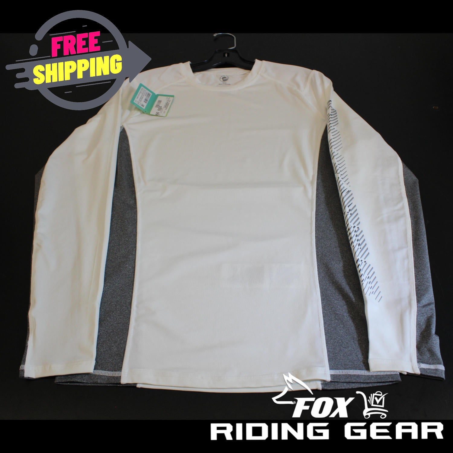Sea-Doo Men's Long Sleeve Rashguard White Size M 4546650601 - Open Box