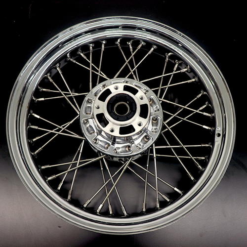 OEM Indian Scout Front Laced Wheel|16 X 3.5|Chrome|2880896-156
