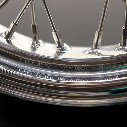 OEM Indian Scout Front Laced Wheel|16 X 3.5|Chrome|2880896-156