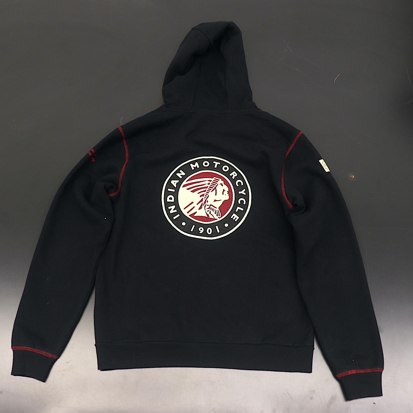 OPEN BOX -Indian Motorcycle New OEM Mens Warbonnet Hoodie, Medium (M), Black