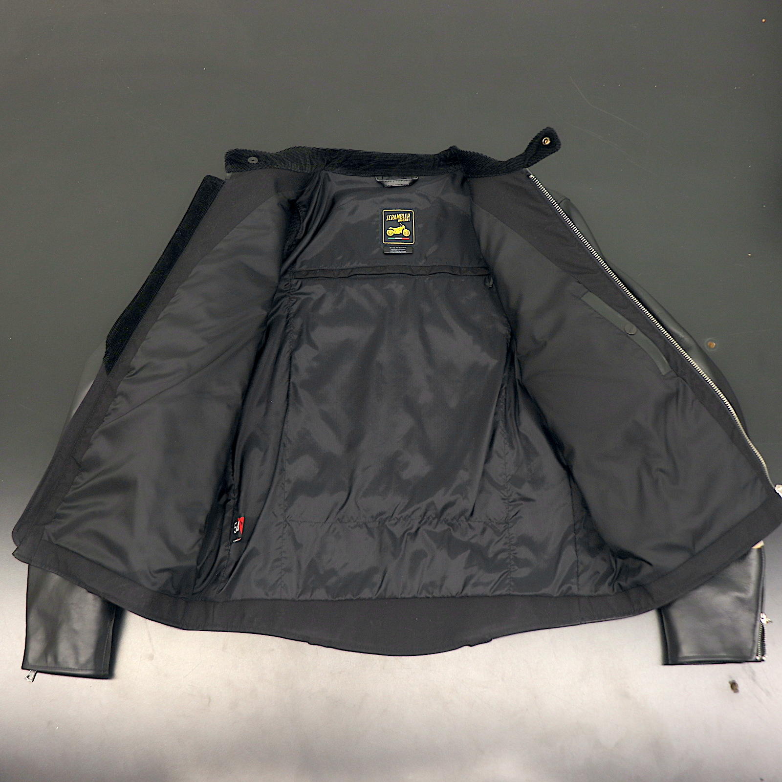 Ducati Scrambler Cafe Racer Leather Motorcycle Jacket 981043254 - Open Box