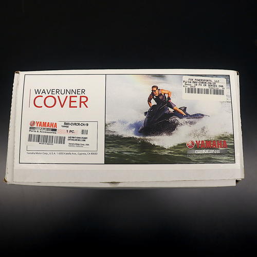 OEM Yamaha WaveRunner FX SVHO Cover|2019-2022|Black & Grey|MWV-CVRCR-CH-19