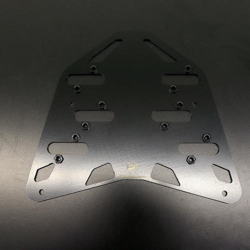 OEM Ducati Multistrada Hypermotard Black Aluminum Rear Luggage Rack 96792610B
