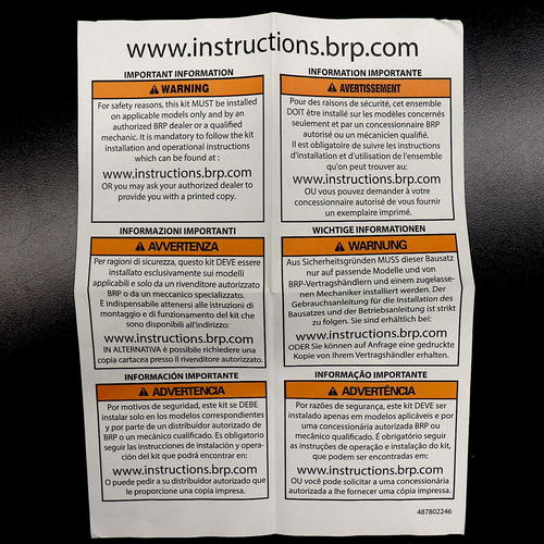 OEM Ski-Doo Intense Rap-Clip Trailering Cover | Rev Gen 4 Summit Medium