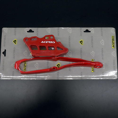 OEM Acerbis Chain Guide & Slider Kit | Red | Honda CRF 450 | 0022712.110