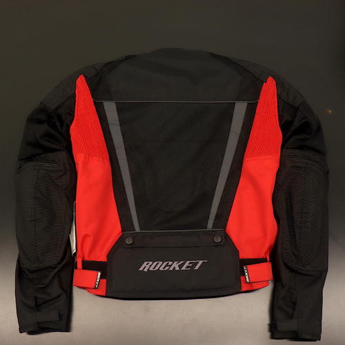 OPEN BOX OEM Joe Rocket Analog Motorcycle Jacket | Black & Red | Mens Size: Small |
