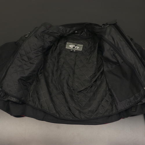 OPEN BOX OEM Joe Rocket Analog Motorcycle Jacket | Black & Red | Mens Size: Small |