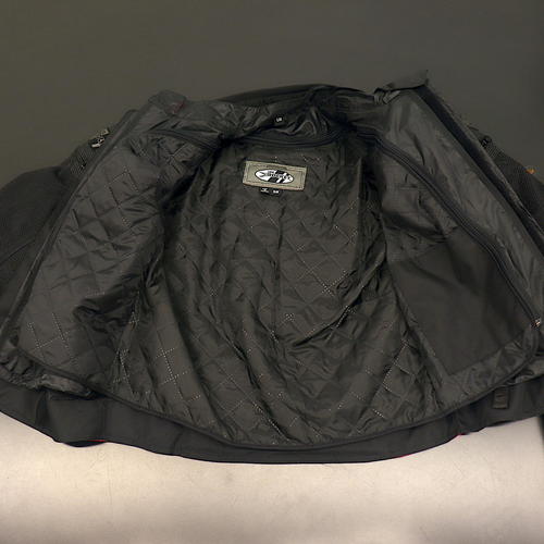 Joe Rocket Analog Mens Motorcycle Jacket Black Red Small 2109-5102 - Open Box