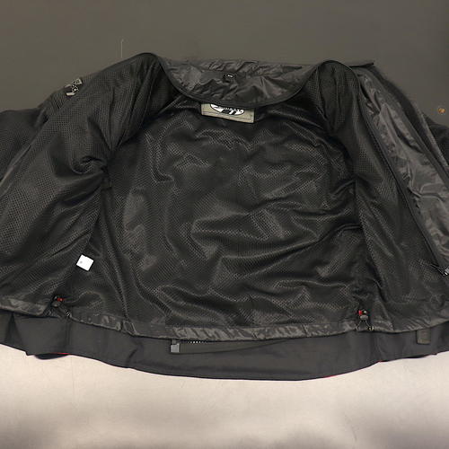 Joe Rocket Analog Mens Motorcycle Jacket Black Red Small 2109-5102 - Open Box