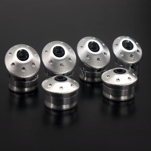 Ducati Monster OEM Silver Billet Aluminum Frame Plugs Caps 97380131A
