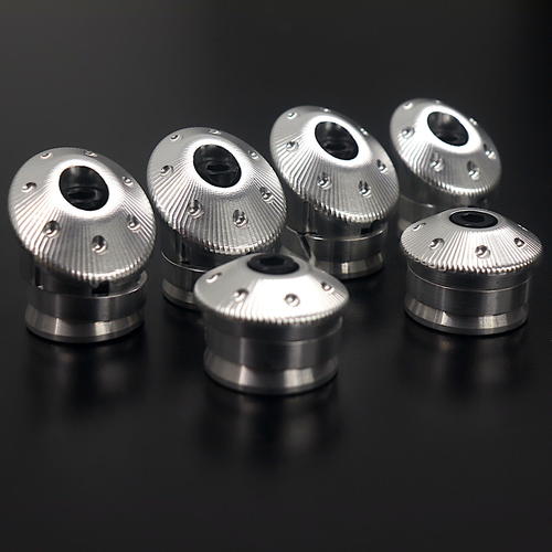 Ducati Monster OEM Silver Billet Aluminum Frame Plugs Caps 97380131A