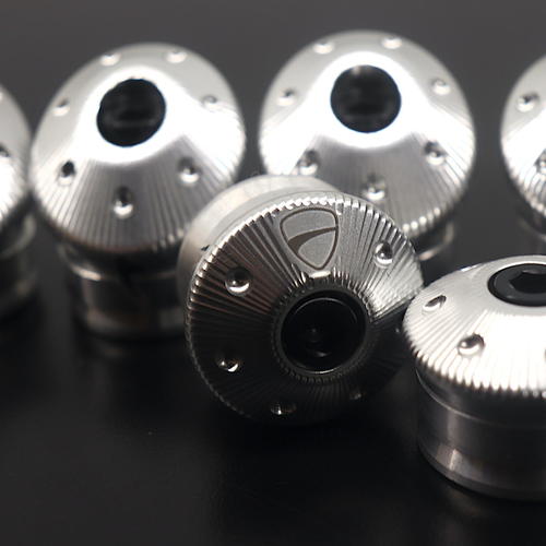Ducati Monster OEM Silver Billet Aluminum Frame Plugs Caps 97380131A