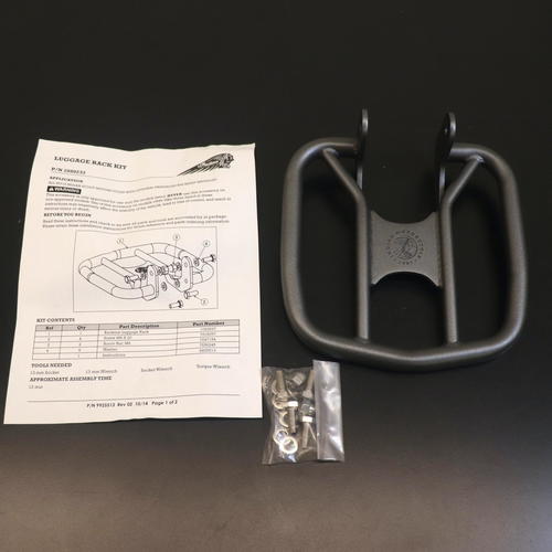 OEM Indian Backrest Rack | Titanium | 2880233-650