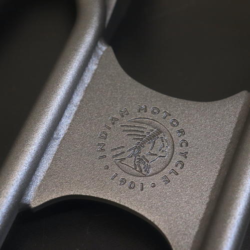 OEM Indian Backrest Rack | Titanium | 2880233-650