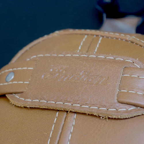 OEM Indian Leather Passenger Seat | Desert Tan | 2686079-05