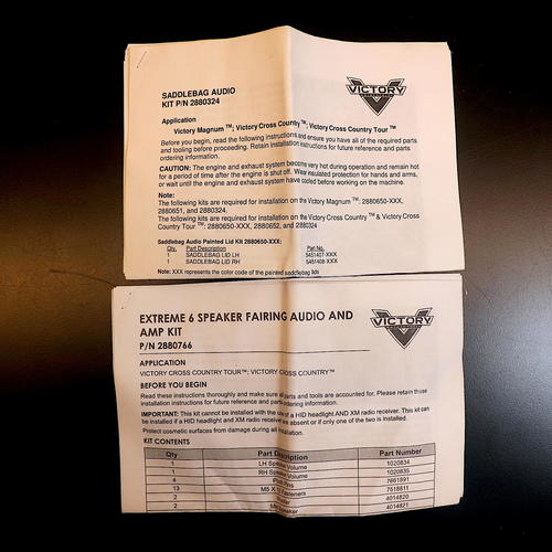 OPEN BOX OEM Victory Motorcycle Saddlebag Audio Amp | Cross Country | 2880652