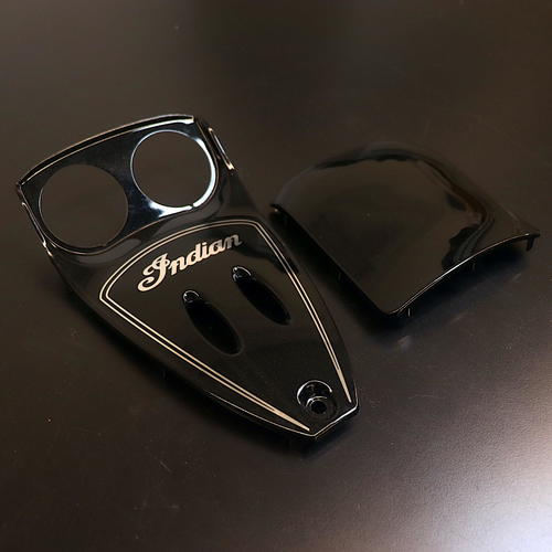 OEM Indian Tour Console Inserts | Black Pearl | 2881847-02 - Open Box