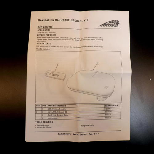 OPEN BOX OEM Indian Navigation Upgrade | 2883040