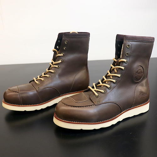 OPEN BOX OEM Indian Leather Classic Moc Riding Boots | Mens Size: 13 | Brown | 286396313
