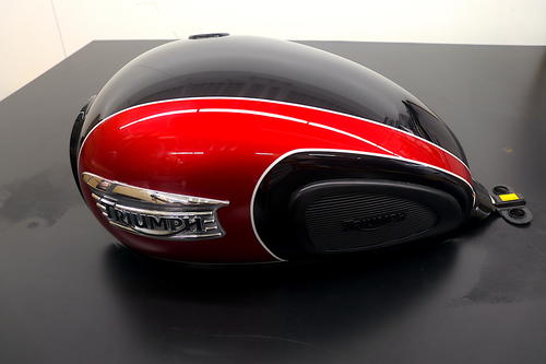 Triumph Bonneville T100 Black & Cranberry Fuel Tank T2402214-PG
