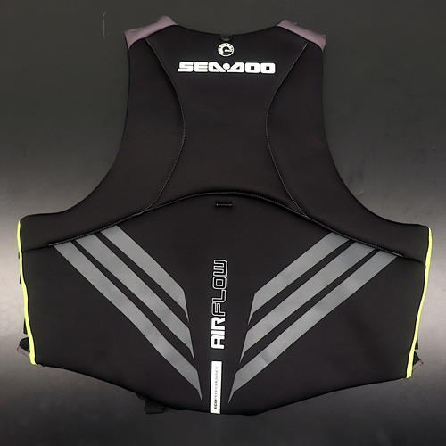 Sea-Doo Airflow Life Jacket PFD Vest Mens 2XL Gray Neon Green 2859381490