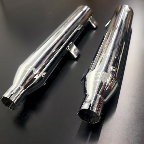 War Horse Chrome Slip-On Exhaust|Indian Scout| Size : 2.25"
