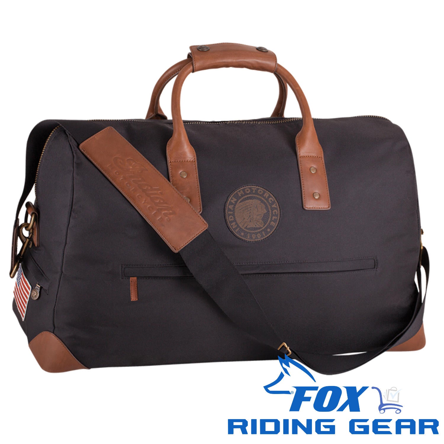IND POLY/LEATHER GYM BAG - Open Box