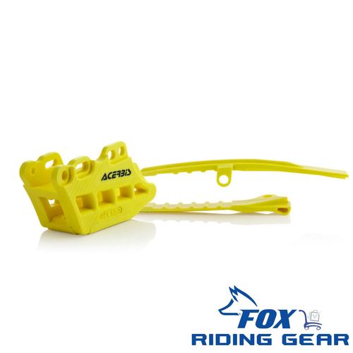 OEM Acerbis Chain Guide & Slider Kit | Yellow | Suzuki RMZ 450 | 0023073.060