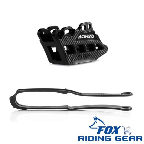 OEM Acerbis Chain Guide & Slider Kit 2.0| Black | Honda CRF 450 & 250 |
