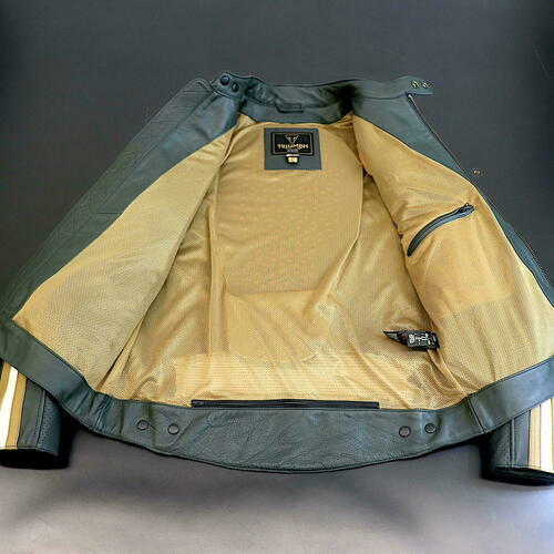 OPEN BOX OEM Triumph Braddan Air Race Motorcycle Jacket | Mens Size: XXL | MLES2337-XXL