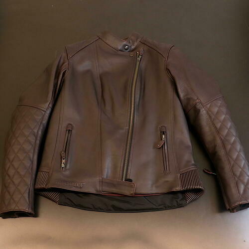 Triumph Andorra Womens Vintage Red Leather Jacket XXL MLLS17110-XXL - Open Box