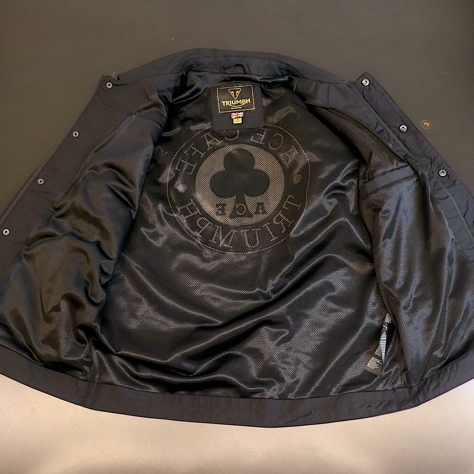 OPEN BOX OEM Triumph Ace Cafe Coach Jacket | Mens Size: Medium | MTES23801-M