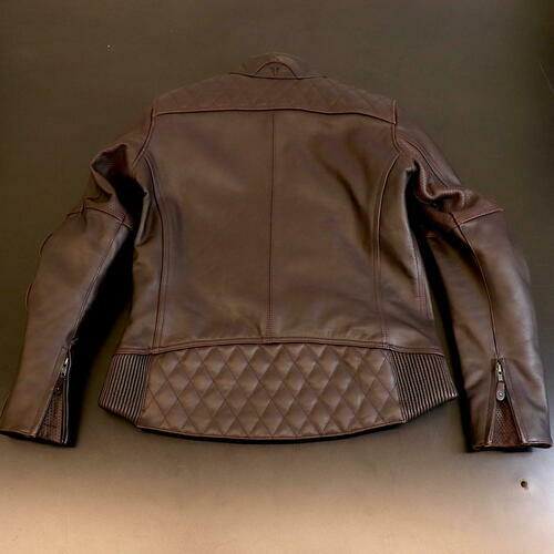Triumph Andorra Womens Vintage Red Leather Jacket XXL MLLS17110-XXL - Open Box