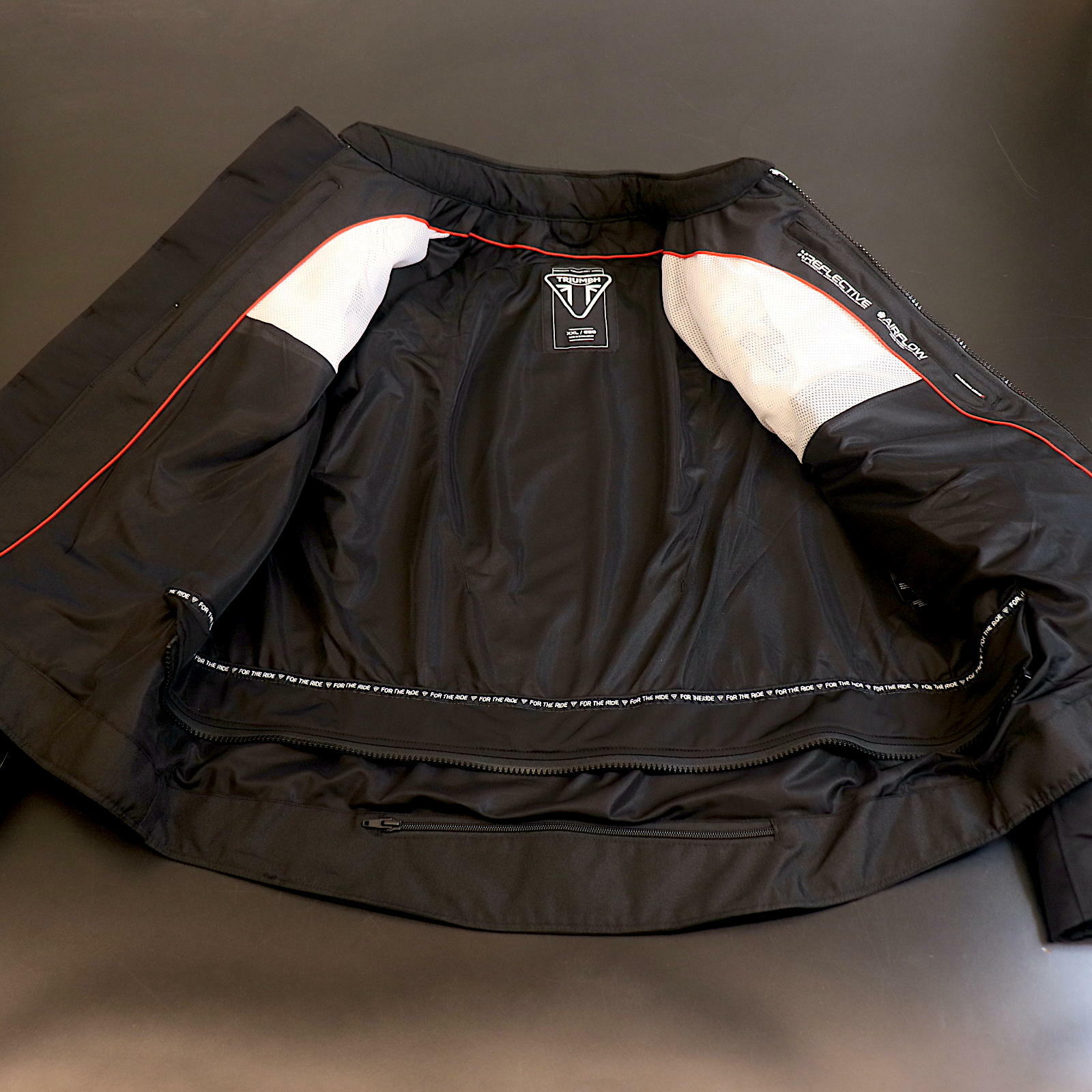 OPEN BOX OEM Triumph Triple Sport Mesh Motorcycle Jacket | Mens Size: XXL | MTES2338-XXL