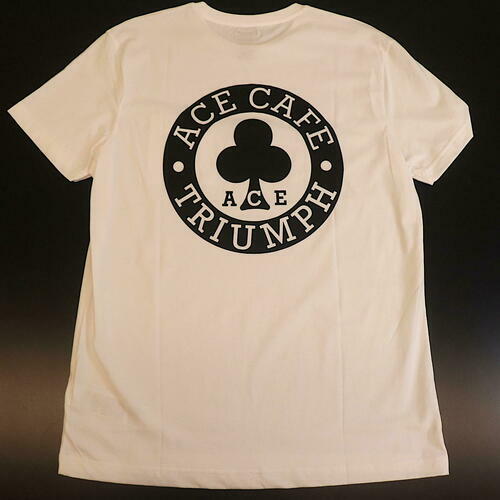 OPEN BOX OEM Triumph Ace Pocket Tee | White | Mens Size: Large | MTSS23802-L