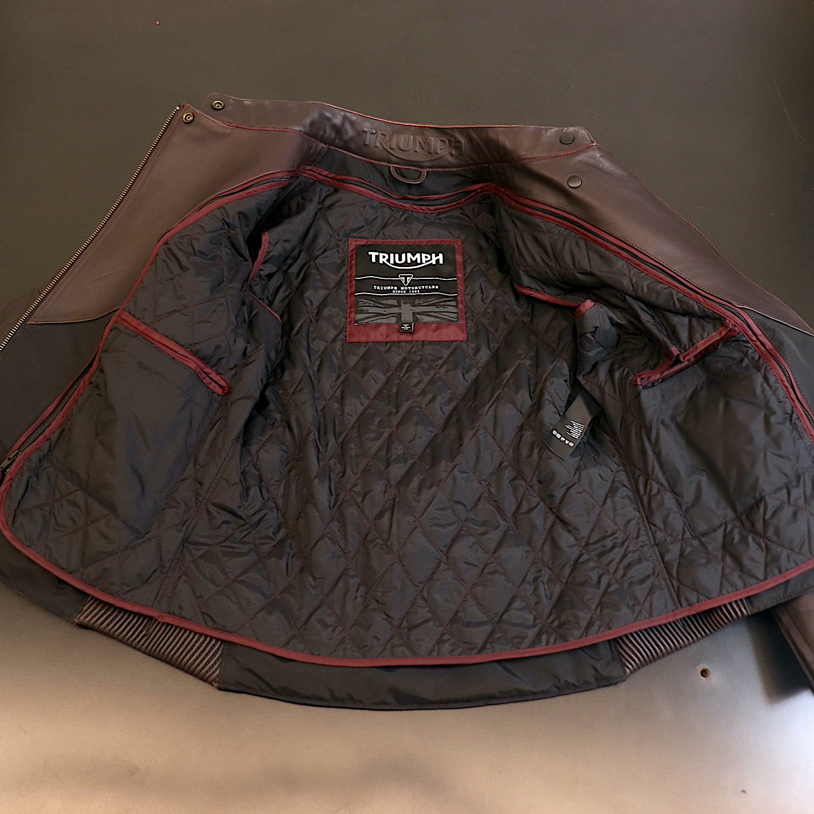 OPEN BOX OEM Triumph Andorra Leather Jacket | Women's Size : Large | MLLS17110-L