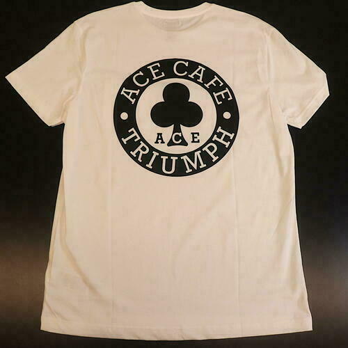 OPEN BOX OEM Triumph Ace Pocket Tee | White | Mens Size: XL | MTSS23802-XL