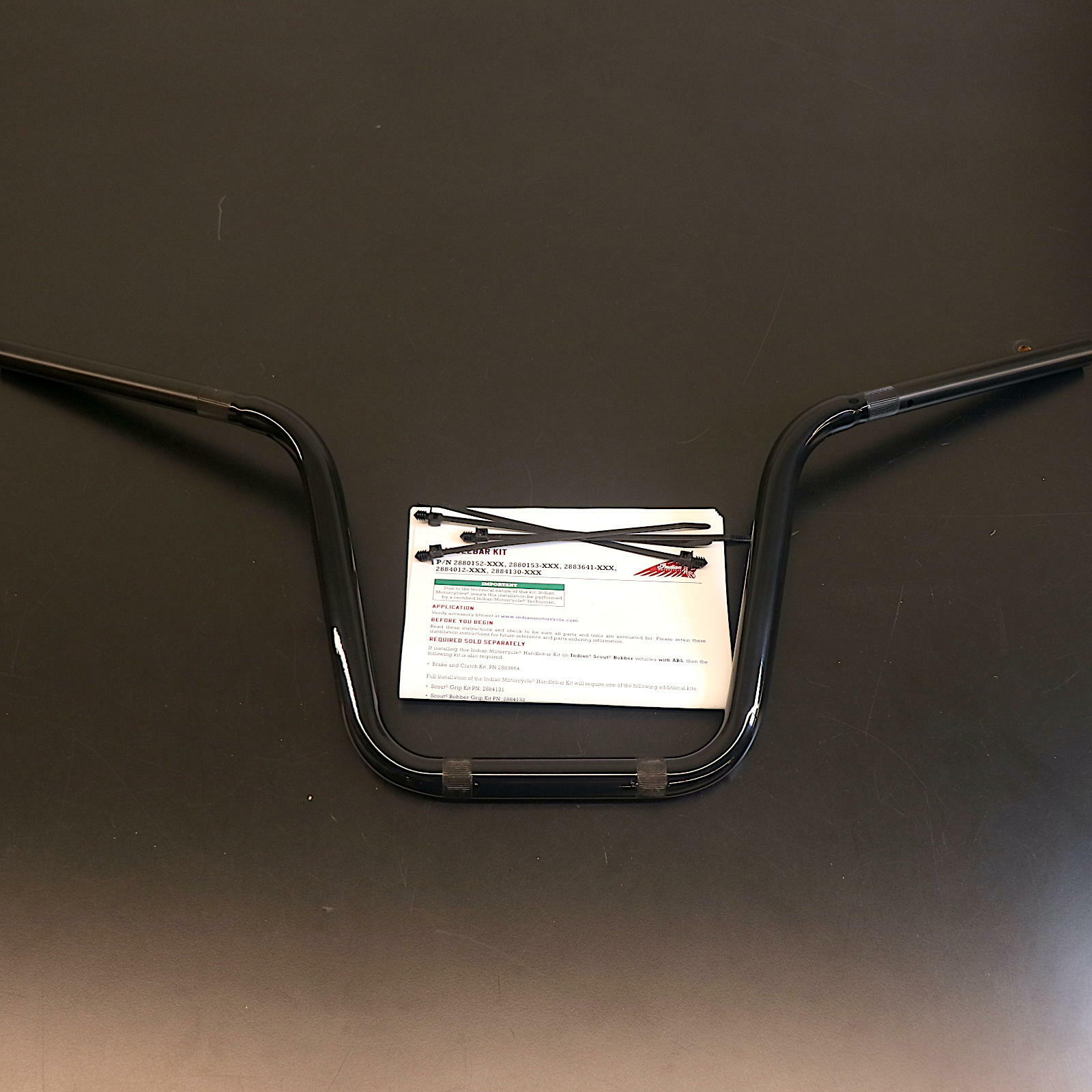OEM Indian Reduced Reach HandleBar | Black | 2889301-266 - Open Box
