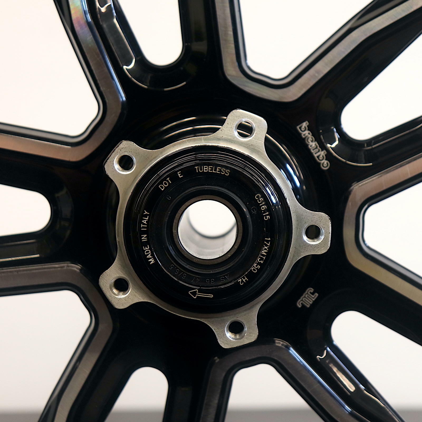 OEM Ducati Front Wheel Rim | Diavel | Black | 50121981AA - Open Box