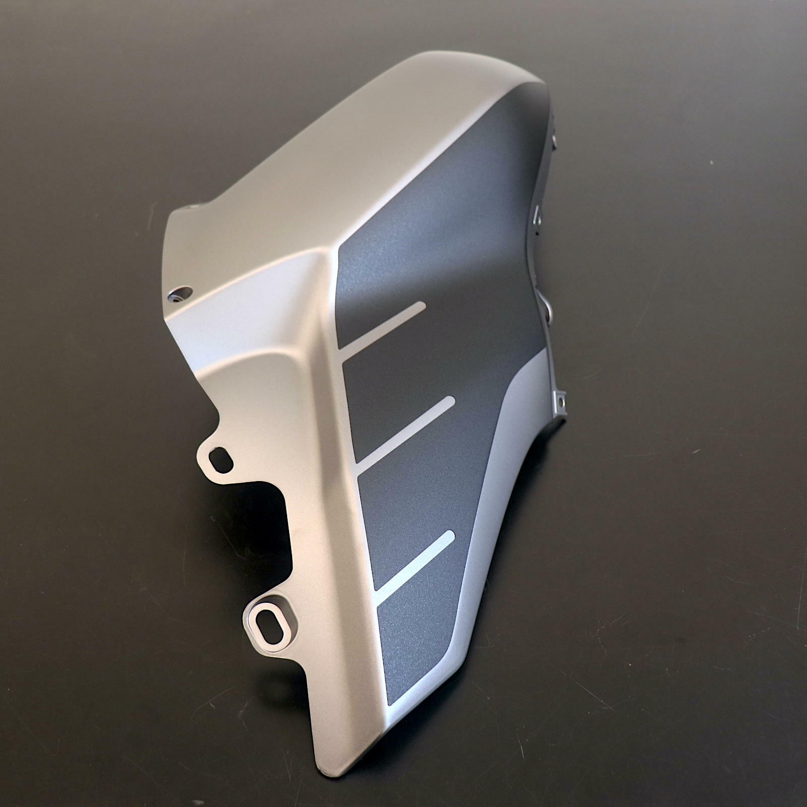 OPEN BOX OEM Ducati Multistrada Half Tank Fairing | Right Hand Side | Grey & Black | 48012943AF