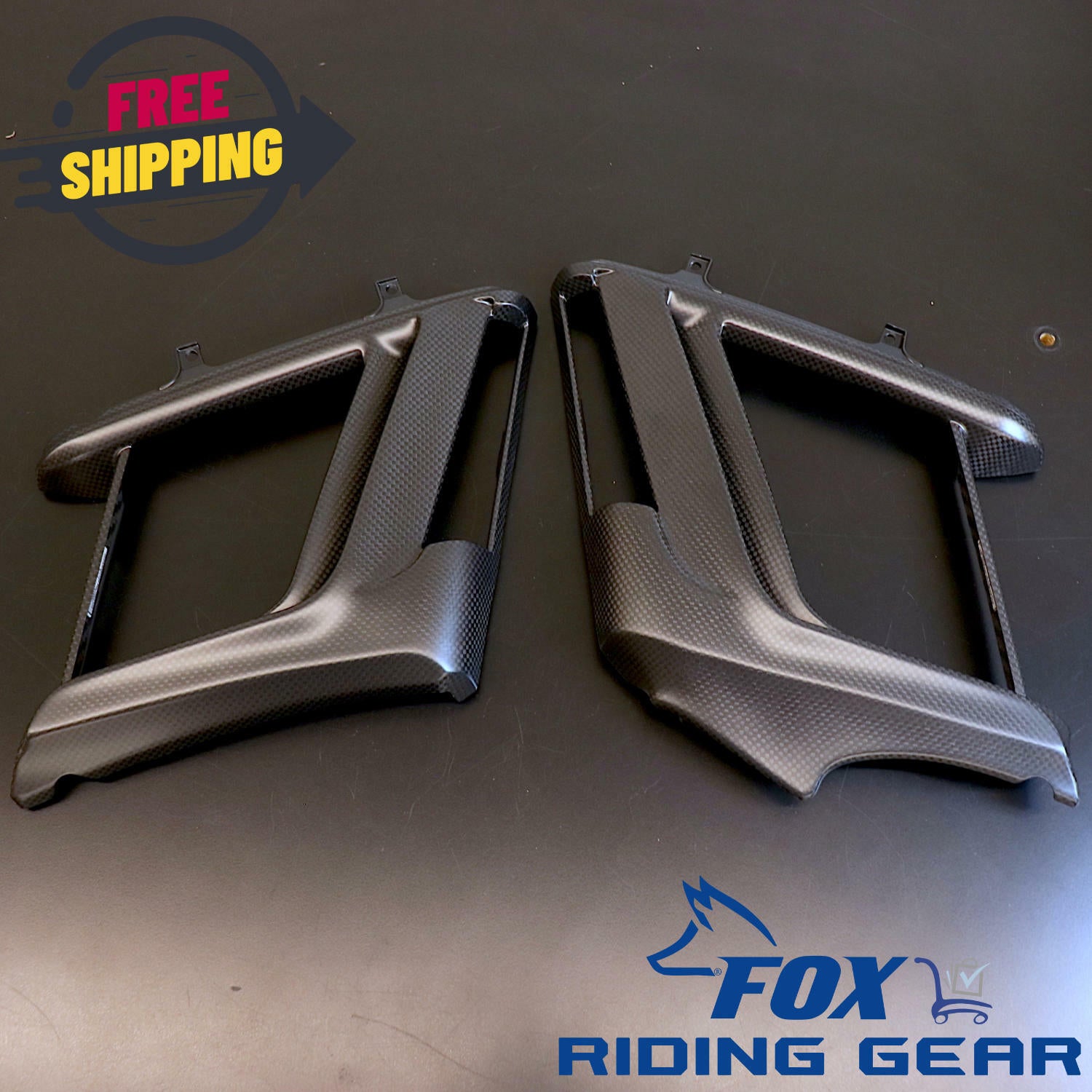 OEM Ducati Carbon Fiber H2O Radiator Cover | 96980551A - Open Box