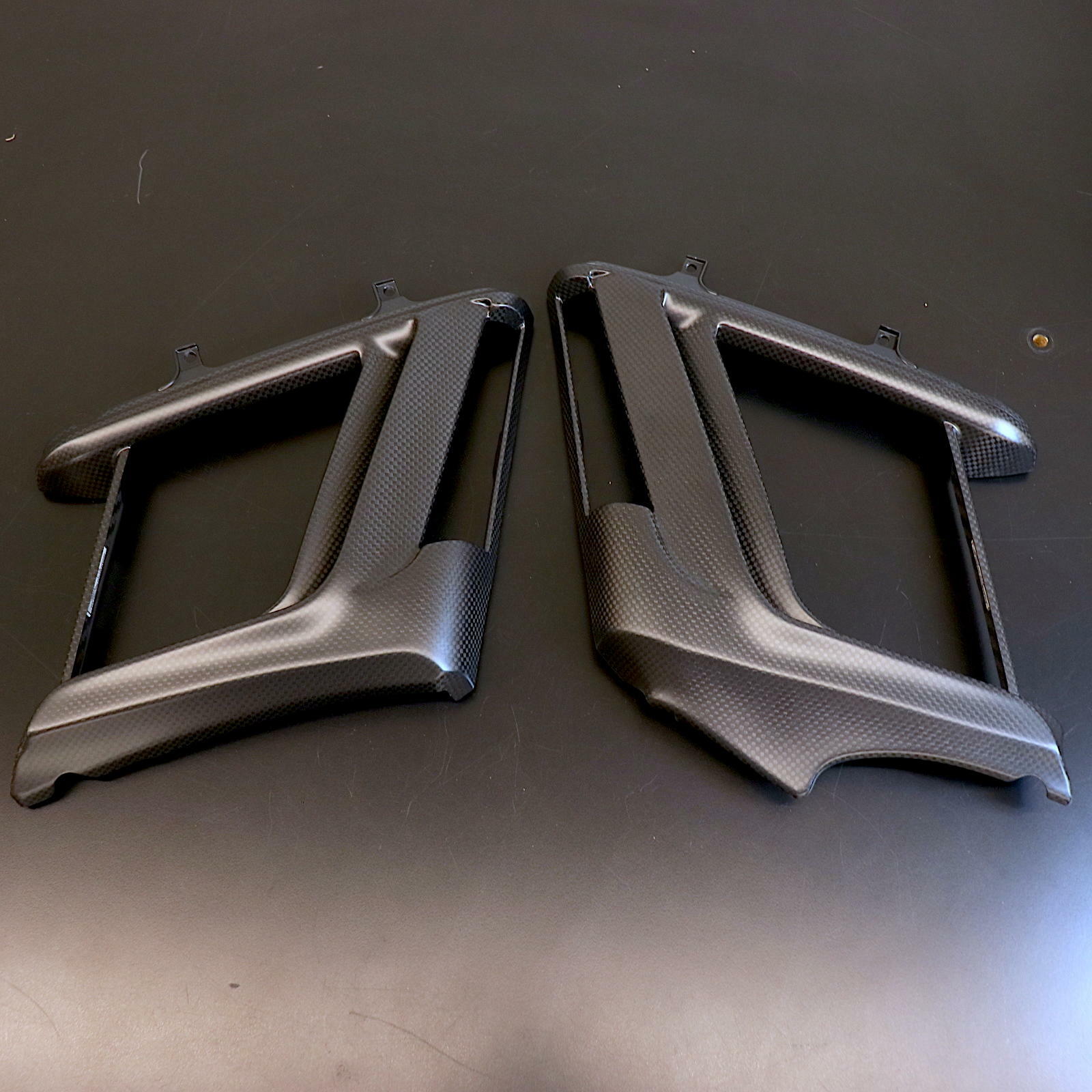 OEM Ducati Carbon Fiber H2O Radiator Cover | 96980551A - Open Box