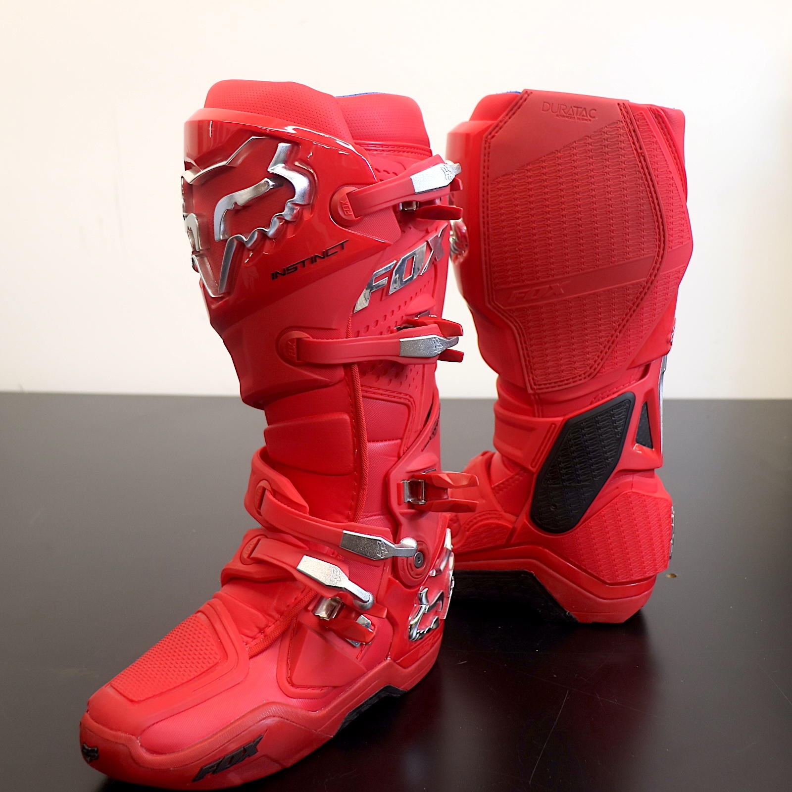 OPEN BOX OEM Fox Racing Instinct Boot | Special Edition Red | Mens Size 9 | 23277-122-9