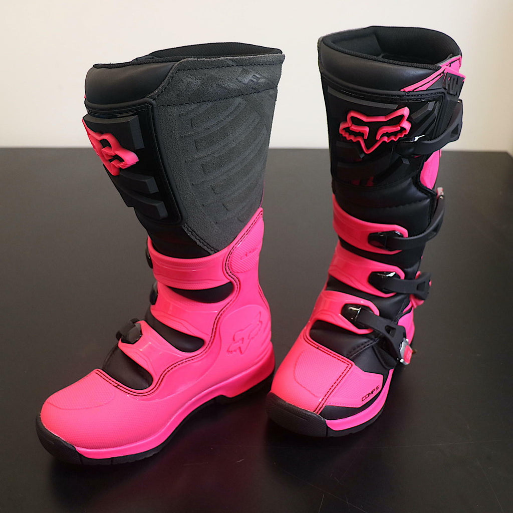 OPEN BOX OEM Fox Racing Comp 5 Boots Pink Womens Size W5 16450 Fox Powersports Store