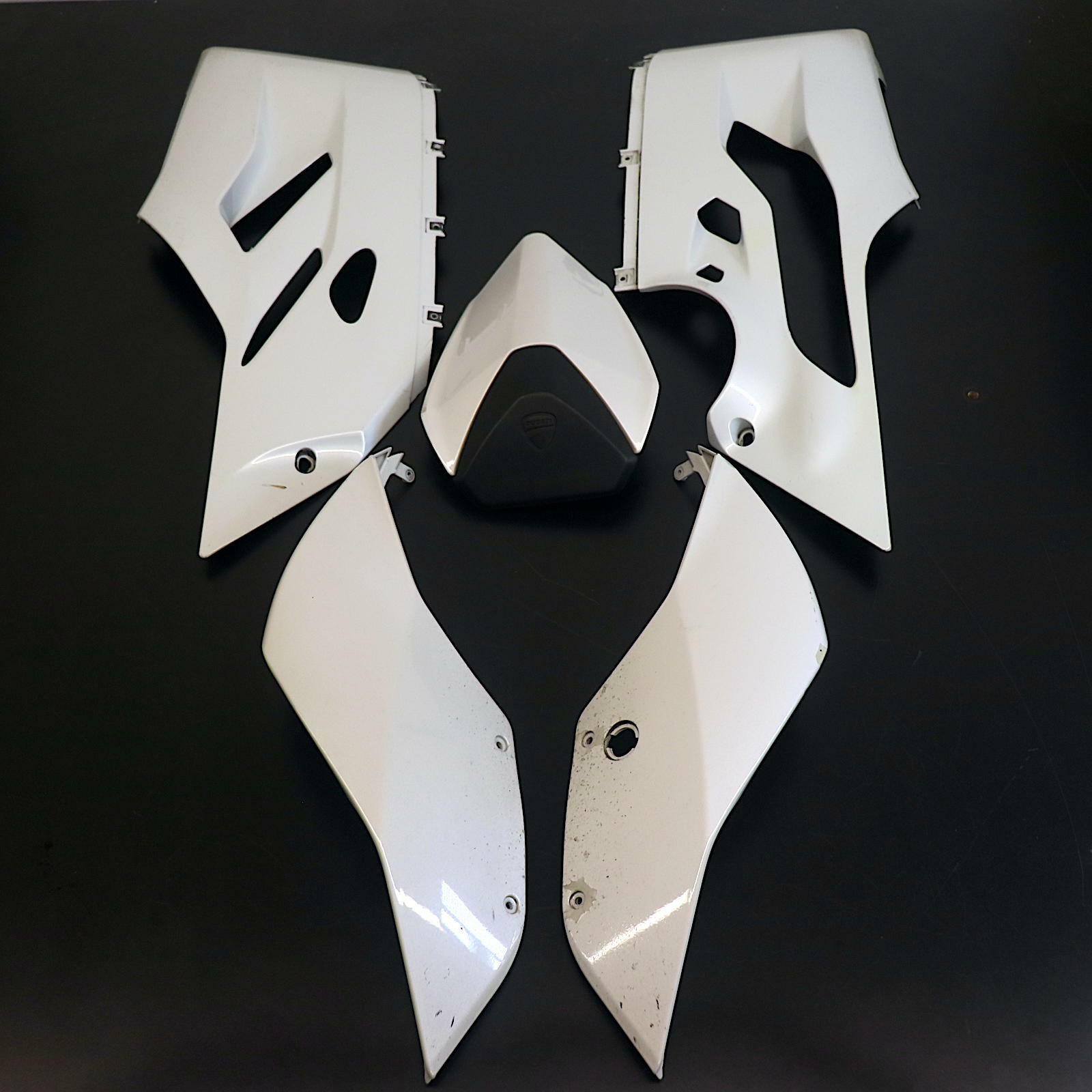OEM Ducati Panigale 1199 Plastic Set | Arctic White | DU1199-PLASTICS - Open Box