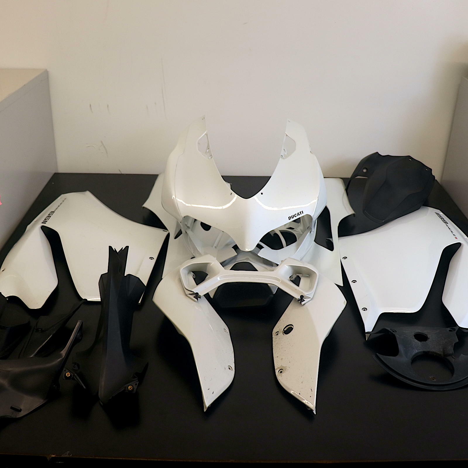 OPEN BOX OEM Ducati Panigale 1199 Plastic Set | Arctic White | DU1199-PLASTICS