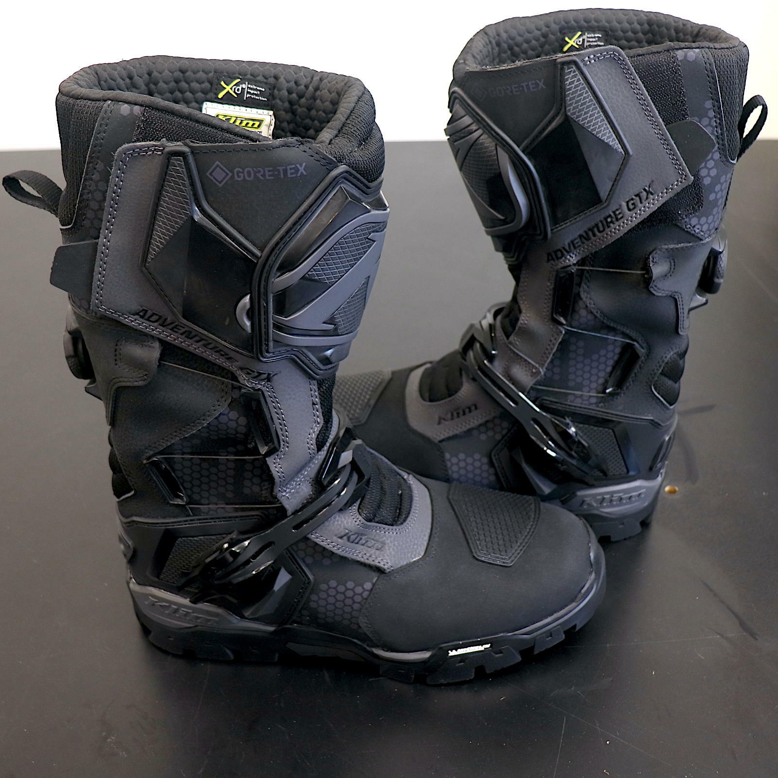 OPEN BOX OEM Klim GTX Adventure Boot | Stealth | Mens Size : 10 | 3119-000-010-001
